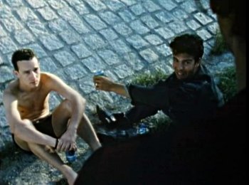 Bernd Schmid, Thomas Kappen, Hartmut Kunze in Drei © 1995 Lanapul Film